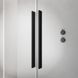 Душові двері RADAWAY Furo Black DWJ 130 см ліва скло прозоре 10107672-54-01L+10110630-01-01