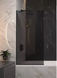 Шторка для ванной Wave Glass Margo профиль черный стекло матовый графит 60х150 см