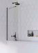 Скляна шторка для ванни RADAWAY Idea Black PNJ 60 см скло прозоре 10001060-54-01