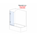 Стеклянная шторка для ванны Velino VANCOUVER 110 см стекло прозрачное
