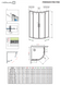 Душова кабіна RADAWAY Premium Pro PDD 80x80x200 скло прозоре 1013000-01-01+1013100-01-01