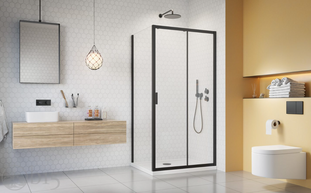 Душевая кабина RADAWAY Alienta Black DWJ+S 100x80x190 стекло прозрачное 10260100-54-01+10270080-54-01 цена, купить Душевая кабина RADAWAY Alienta Black DWJ+S 100x80x190 стекло прозрачное 10260100-54-01+10270080-54-01 в Киеве, Харькове, Днепре, Одессе, Запорожье, Львове. Душевая кабина RADAWAY Alienta Black DWJ+S 100x80x190 стекло прозрачное 10260100-54-01+10270080-54-01: описание, продажа.