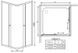 Душова кабіна RADAWAY Classic C 80x80x185 скло матове профіль білий 30060-04-02