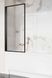Скляна шторка для ванни RADAWAY Nes Black PNJ Frame 100 10011100-54-56L ліва
