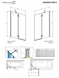 Скляна шторка для ванни RADAWAY Essenza PND II 130 110002130-01-01R права