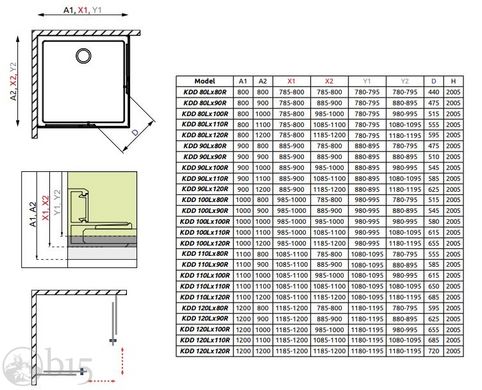 Душова кабіна RADAWAY Idea Black KDD 90Lx80R 387060-54-01L+387061-54-01R цена, купить Душова кабіна RADAWAY Idea Black KDD 90Lx80R 387060-54-01L+387061-54-01R в Киеве, Харькове, Днепре, Одессе, Запорожье, Львове. Душова кабіна RADAWAY Idea Black KDD 90Lx80R 387060-54-01L+387061-54-01R: описание, продажа.