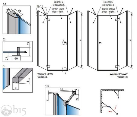 Душова кабіна RADAWAY Essenza PTJ виставковий зразок 90x90x200 цена, купить Душова кабіна RADAWAY Essenza PTJ виставковий зразок 90x90x200 в Киеве, Харькове, Днепре, Одессе, Запорожье, Львове. Душова кабіна RADAWAY Essenza PTJ виставковий зразок 90x90x200: описание, продажа.