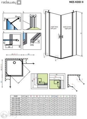 Душова кабіна RADAWAY Nes Black KDD II 80x80x200 10031080-54-01L+10031080-54-01R цена, купить Душова кабіна RADAWAY Nes Black KDD II 80x80x200 10031080-54-01L+10031080-54-01R в Киеве, Харькове, Днепре, Одессе, Запорожье, Львове. Душова кабіна RADAWAY Nes Black KDD II 80x80x200 10031080-54-01L+10031080-54-01R: описание, продажа.