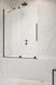 Стеклянная шторка для ванны RADAWAY Furo Black PND II 130 левая 10109688-54-01L+10112644-01-01