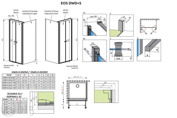 Душевая кабина RADAWAY Eos II DWD+S 100x75x197 13799492-01+13799409-01 цена, купить Душевая кабина RADAWAY Eos II DWD+S 100x75x197 13799492-01+13799409-01 в Киеве, Харькове, Днепре, Одессе, Запорожье, Львове. Душевая кабина RADAWAY Eos II DWD+S 100x75x197 13799492-01+13799409-01: описание, продажа.