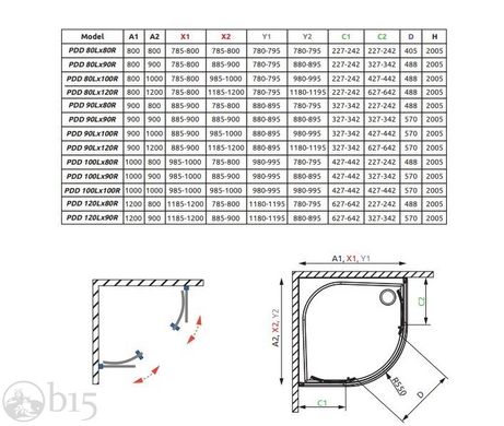 Душова кабіна RADAWAY Idea PDD 100x100x200 скло прозоре 387139-01-01 + 387142-01-01 цена, купить Душова кабіна RADAWAY Idea PDD 100x100x200 скло прозоре 387139-01-01 + 387142-01-01 в Киеве, Харькове, Днепре, Одессе, Запорожье, Львове. Душова кабіна RADAWAY Idea PDD 100x100x200 скло прозоре 387139-01-01 + 387142-01-01: описание, продажа.