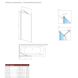 Скляна шторка для ванни RADAWAY Modo New Black PNJ Frame 50 см скло прозоре 10006050-54-56