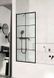 Стеклянная шторка для ванны RADAWAY Modo New Black PNJ Factory 50 см 10006050-54-55