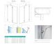 Скляна шторка для ванни RADAWAY Euphoria PND 110 10008110-01-01R права