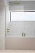 Стеклянная шторка для ванны RADAWAY Modo SL Brushed Gold PNJ II 70 см стекло прозрачное 10316070-99-01L
