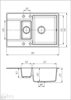 Кухонна мийка Galati Jorum 78D + сифон Piesok (301) 780х500х220 3338 цена, купить Кухонна мийка Galati Jorum 78D + сифон Piesok (301) 780х500х220 3338 в Киеве, Харькове, Днепре, Одессе, Запорожье, Львове. Кухонна мийка Galati Jorum 78D + сифон Piesok (301) 780х500х220 3338: описание, продажа.